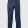 Vintage slim-fit jeans met hoge taille