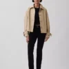 Vintage slim-fit jeans met middelhoge taille