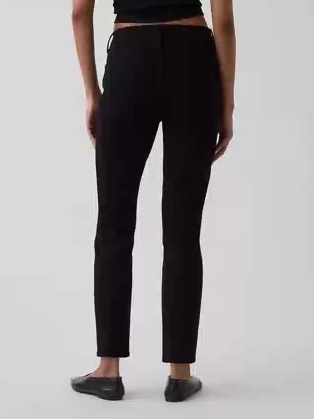 Vintage slim-fit jeans met middelhoge taille