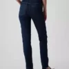 Vintage slim-fit jeans met middelhoge taille