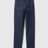 Vintage slim-fit jeans met middelhoge taille