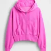 Vintagesoft 1969 Logo-hoodie met rits