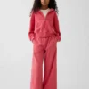 Vintagesoft-badstof baggy joggingbroek voor kinderen