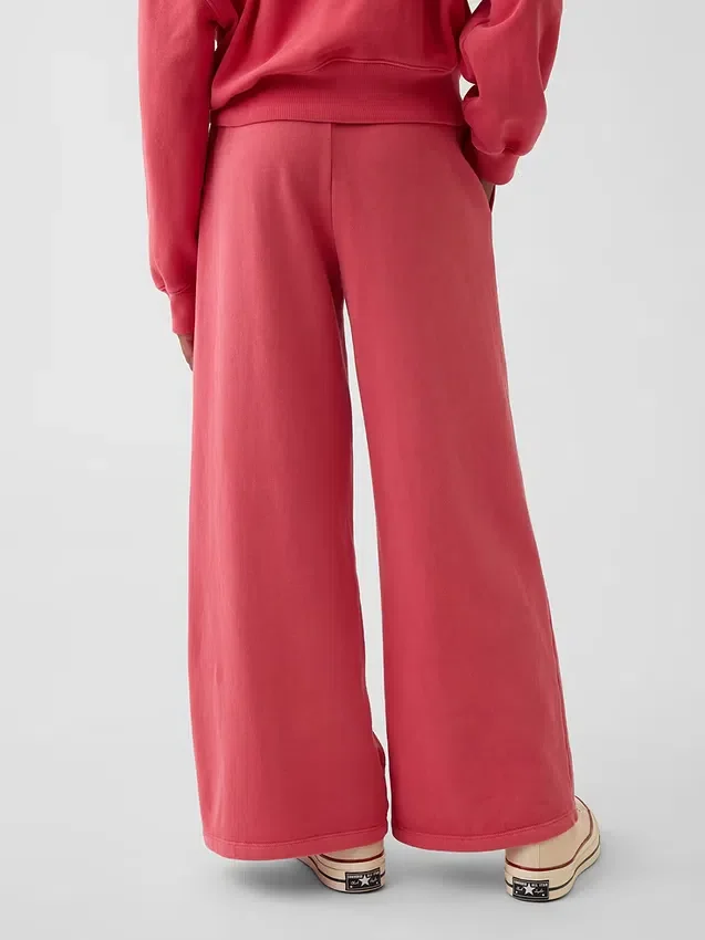 Vintagesoft-badstof baggy joggingbroek voor kinderen
