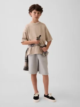 Vintagesoft baggy korte broeken voor kinderen