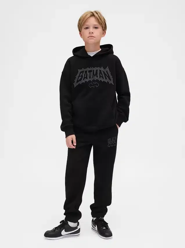 Vintagesoft Batman-logo joggingbroek voor kinderen
