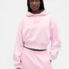 Vintagesoft cropped hoodie met logo