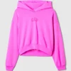 Vintagesoft cropped hoodie met logo