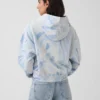 Vintagesoft cropped hoodie met logo