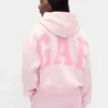 Vintagesoft cropped hoodie met logo