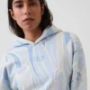 Vintagesoft cropped hoodie met logo