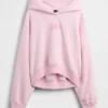 Vintagesoft cropped hoodie met logo