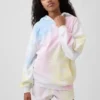 Vintagesoft-frote oversized hoodie voor kinderen