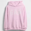 Vintagesoft-frote oversized hoodie voor kinderen