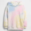 Vintagesoft-frote oversized hoodie voor kinderen