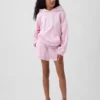 Vintagesoft-frote oversized hoodie voor kinderen
