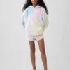 Vintagesoft-frote oversized hoodie voor kinderen