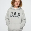 Vintagesoft-hoodie met logo voor kinderen