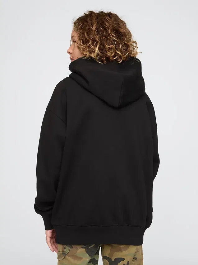 Vintagesoft-hoodie met logo voor kinderen