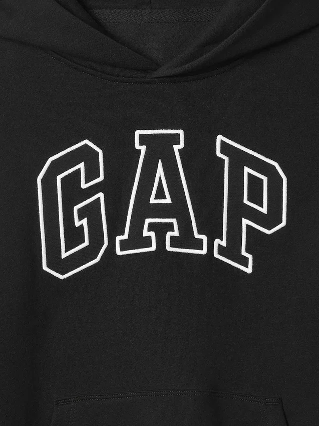 Vintagesoft-hoodie met logo voor kinderen