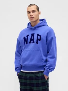 Vintagesoft-hoodie met logo voor volwassenen