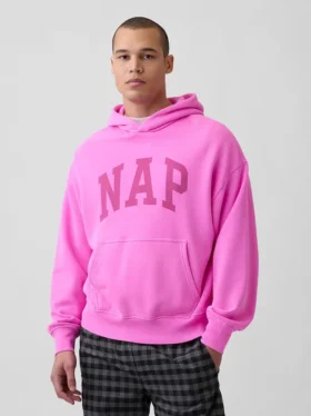 Vintagesoft-hoodie met logo voor volwassenen