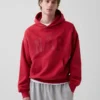 Vintagesoft-hoodie met logo voor volwassenen