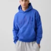 Vintagesoft-hoodie met logo voor volwassenen