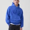 Vintagesoft-hoodie met logo voor volwassenen