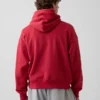 Vintagesoft-hoodie met logo voor volwassenen