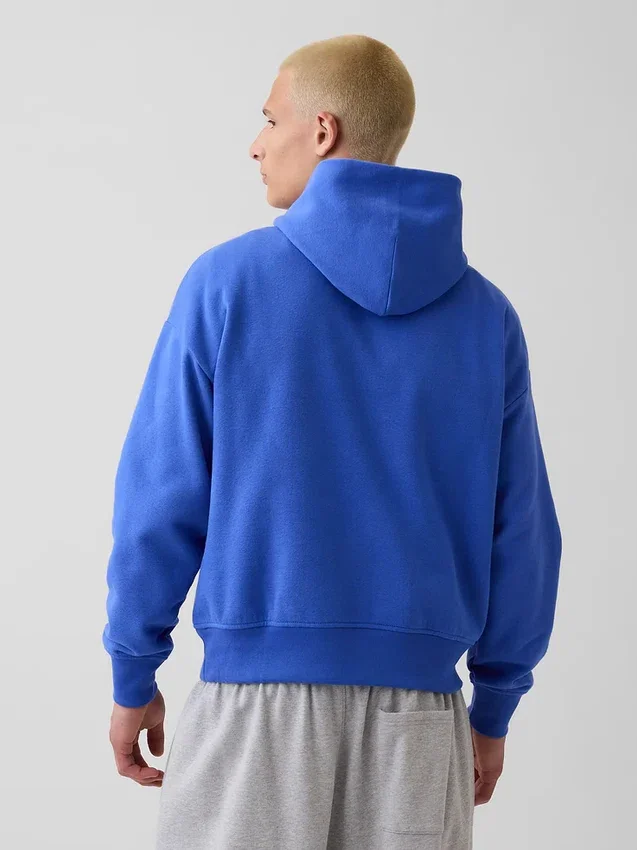 Vintagesoft-hoodie met logo voor volwassenen