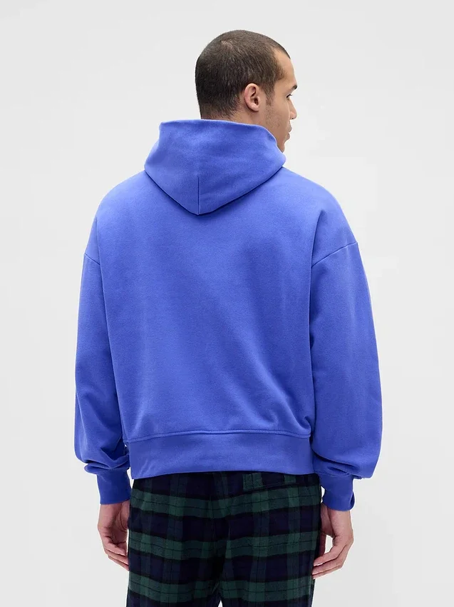 Vintagesoft-hoodie met logo voor volwassenen