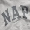 Vintagesoft-hoodie met logo voor volwassenen