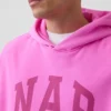 Vintagesoft-hoodie met logo voor volwassenen