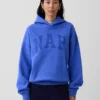 Vintagesoft-hoodie met logo voor volwassenen