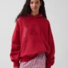 Vintagesoft-hoodie met logo voor volwassenen
