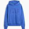 Vintagesoft-hoodie met logo voor volwassenen