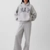 Vintagesoft-hoodie met logo voor volwassenen