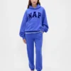 Vintagesoft-hoodie met logo voor volwassenen