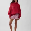 Vintagesoft-hoodie met logo voor volwassenen