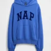Vintagesoft-hoodie met logo voor volwassenen