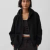 Vintagesoft-hoodie met rits