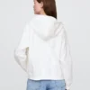 Vintagesoft-hoodie met rits