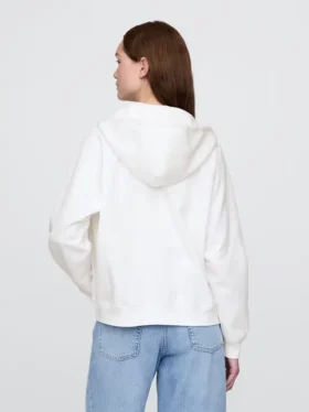 Vintagesoft-hoodie met rits