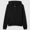 Vintagesoft-hoodie met rits