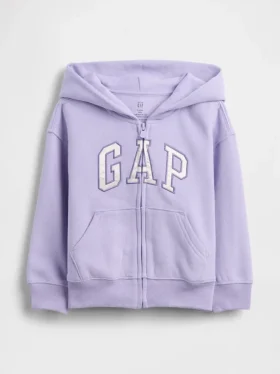 Vintagesoft-hoodie met rits voor Baby & Peuter