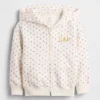Vintagesoft-hoodie met rits voor Baby & Peuter