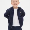 Vintagesoft-hoodie met rits voor Baby & Peuter