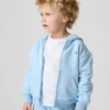 Vintagesoft-hoodie met rits voor Baby & Peuter