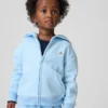 Vintagesoft-hoodie met rits voor Baby & Peuter